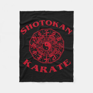Shotokan Karate Zodiac Circle Fleece Blanket