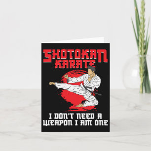 Shotokan Symbol Training Weapon Instructor Shotoka Card