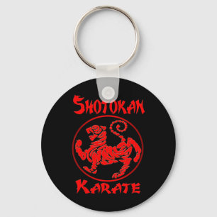 Shotokan Tiger Karate T Shirt Key Ring