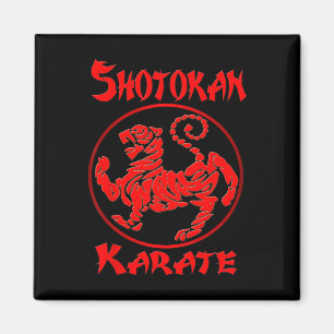 Shotokan Tiger Karate T Shirt Magnet