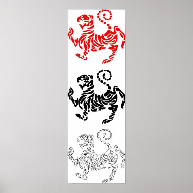Shotokan Tiger Poster (Front)