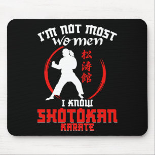 Shotokan Tiger Woman Girl Lady Practicioner Shotok Mouse Mat