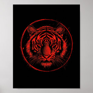 Shotokan Tigers Karate Modern Graphic  Poster