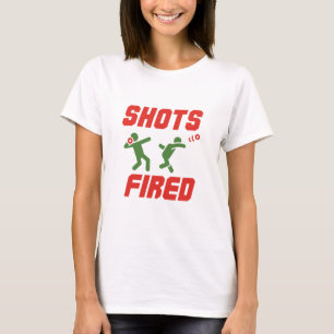 Shots Fired Funny Shot Put Track and Field T-Shirt