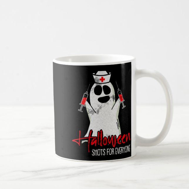 Shots For Everyone Lazy Halloween Costume Funny Gh Coffee Mug (Right)