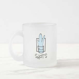 Shots Frosted Glass Mug