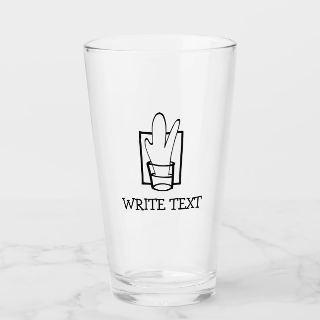 Shots Glass Tumbler (Front)