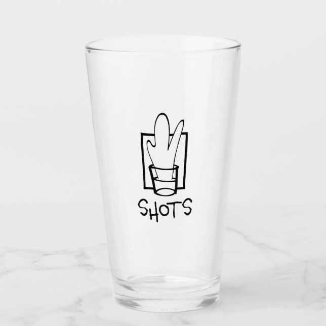 Shots Glass Tumbler (Front)