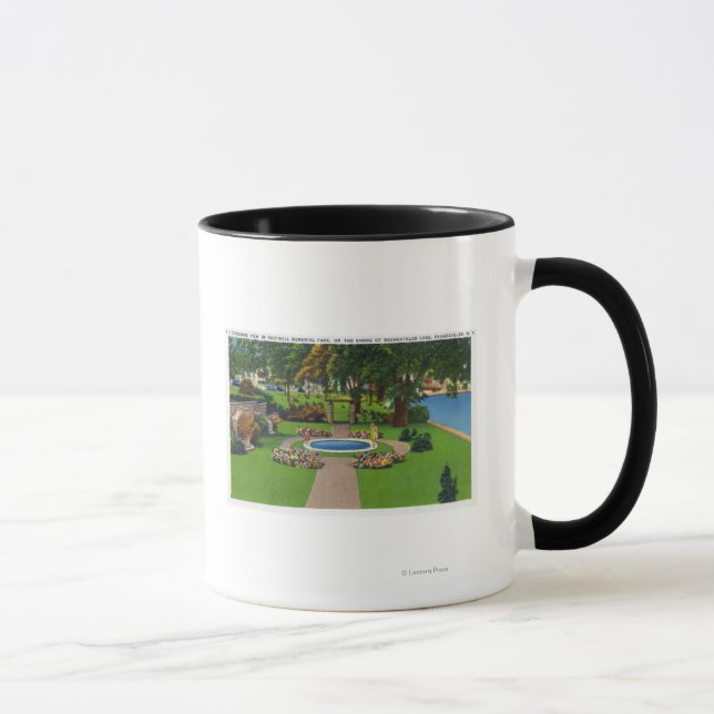 Shotwell Memorial Park Scene by the Lake Shore Mug (Right)