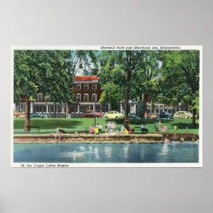 Shotwell Park and Sherwood Inn Scene Poster