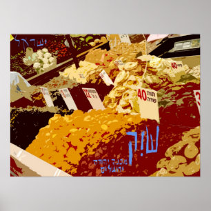 Shouk - Machane Yehuda Market - Jerusalem Poster