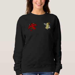 Shoulder Angel Devil Conscience Temptation Inner C Sweatshirt