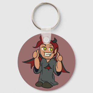 Shoulder Devil Keychain