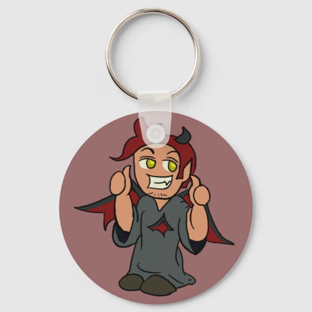 Shoulder Devil Keychain (Front)