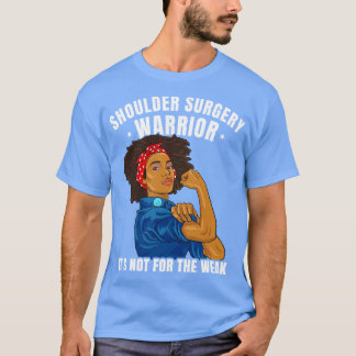 Shoulder Replacement African American Women Black T-Shirt