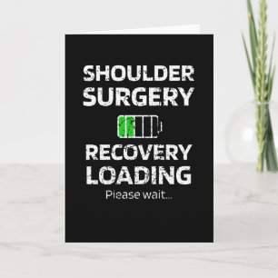 Shoulder Surgery Recovery   Shoulder Replacement Card