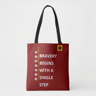 Shoulder Tote Bag - Courage Vibe