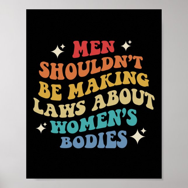 Shouldn't Be Making Laws About Womens Bodies Pro C Poster (Front)
