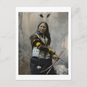 Shout At, Oglala Sioux, 1899 Postcard