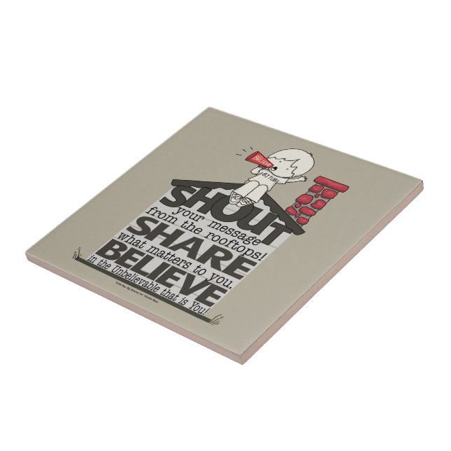 Shout from the Rooftops Tile (Side)