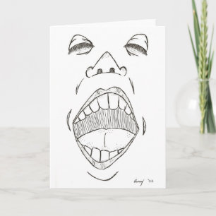 "Shout" Greeting Card