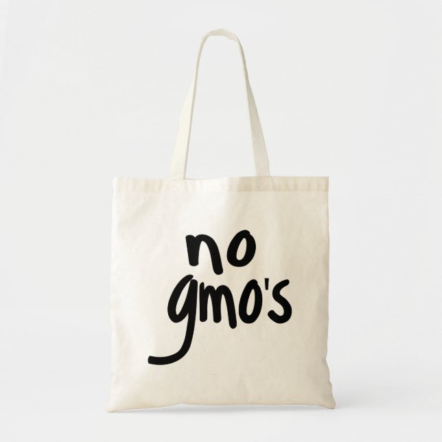 Shout No GMO's Protect our Food Tote Bag (Front)