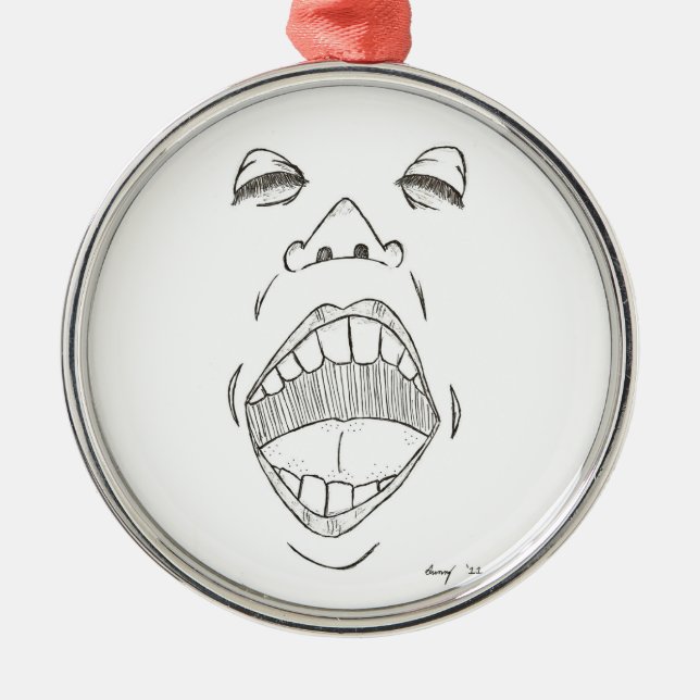 "Shout" Ornament (Front)
