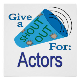 Shout Out for Actors Poster