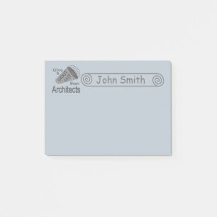 Shout Out for Architects 4x3 Post-it Notes