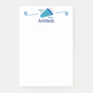 Shout Out for Architects Post-it Notes
