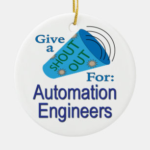 Shout Out for Automation Engineers Ceramic Tree Decoration