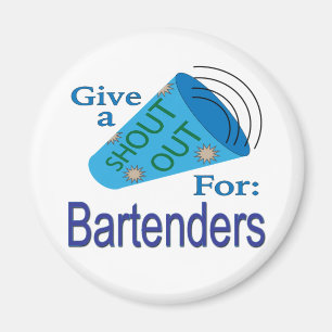 Shout Out for Bartenders Magnet