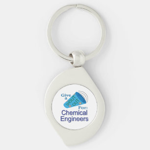 Shout Out for Chemical Engineers Key Ring