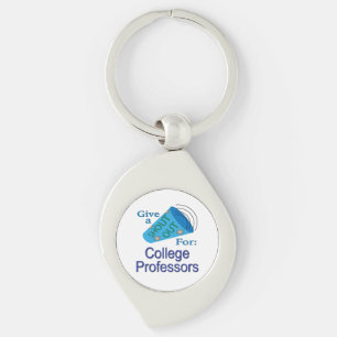 Shout Out for College Professors Key Ring
