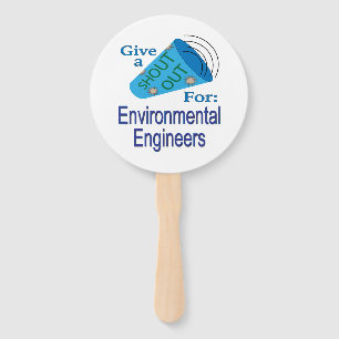Shout Out for Environmental Engineers Hand Fan
