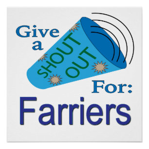Shout Out for Farriers Poster