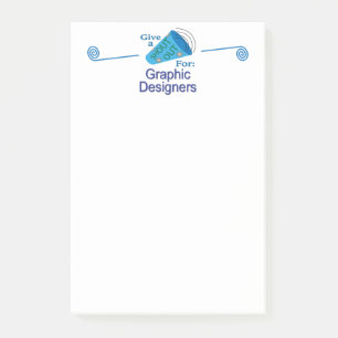 Shout Out for Graphic Designers Post-it Notes