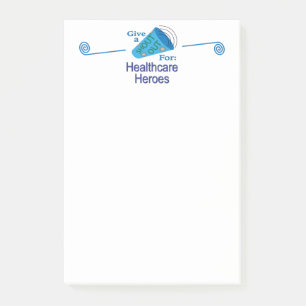 Shout Out for Healthcare Heroes Post-it Notes