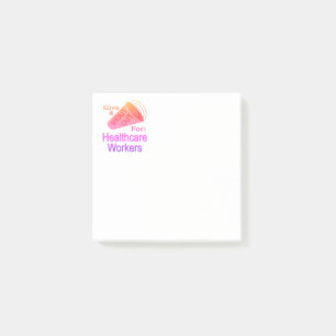 Shout Out for Healthcare Workers Post-it Notes