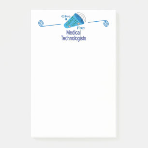Shout Out for Medical Technologists Post-it Notes