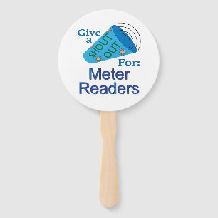 Shout Out for Metre Readers Hand Fan