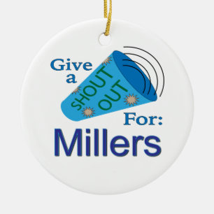 Shout Out for Millers Ceramic Tree Decoration