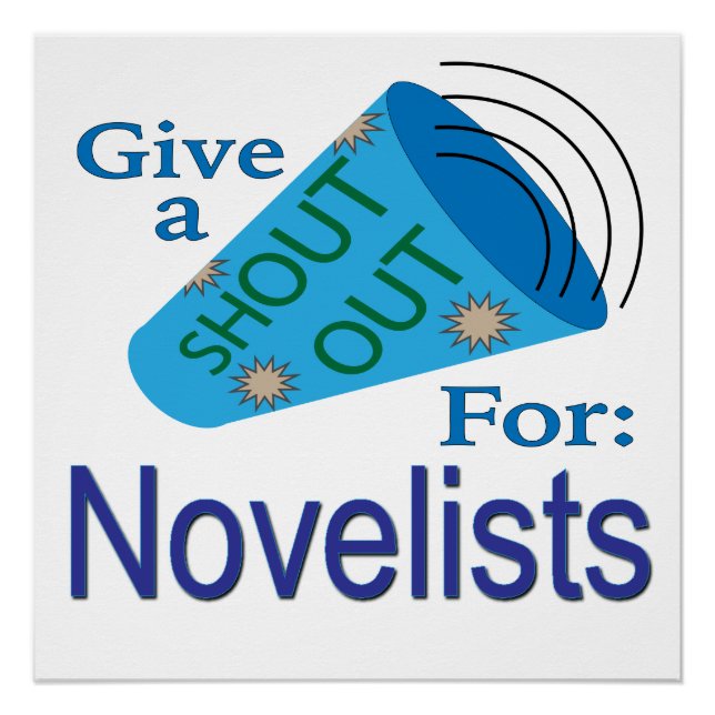 Shout Out for Novelists Poster (Front)