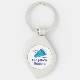 Shout Out for Occupational Therapists Key Ring