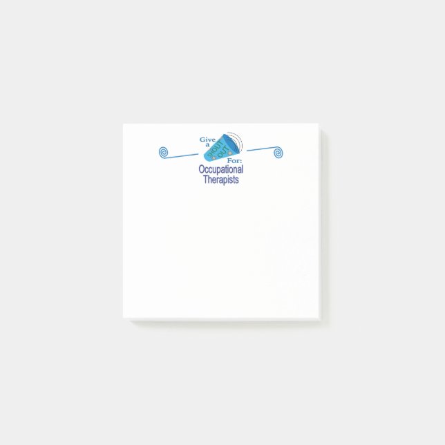 Shout Out for Occupational Therapists Post-it Notes (Front)