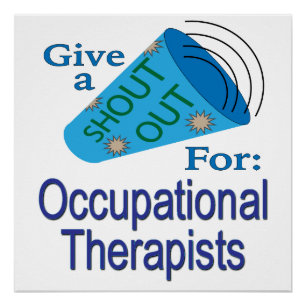 Shout Out for Occupational Therapists Poster
