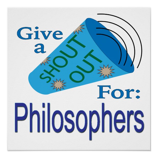 Shout Out for Philosophers  Poster (Front)