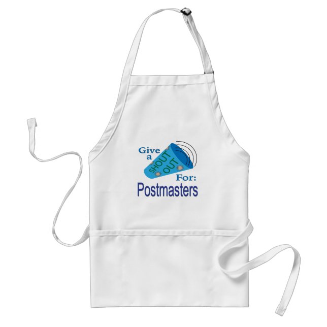 Shout Out for Postmasters Standard Apron (Front)