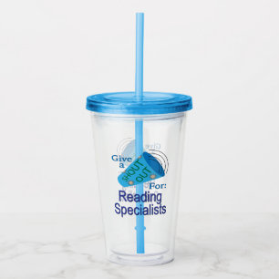 Shout Out for Reading Specialists Acrylic Tumbler