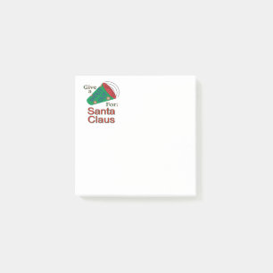 Shout Out for Santa Claus Post-it Notes